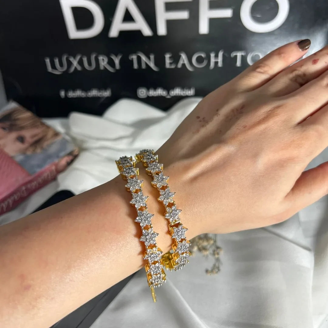 Gold Plated Starry Zircon Karah