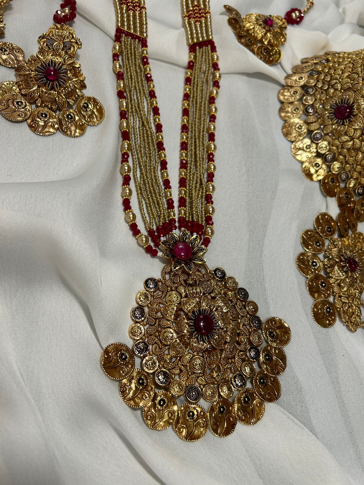 24K goldplated bridal set
