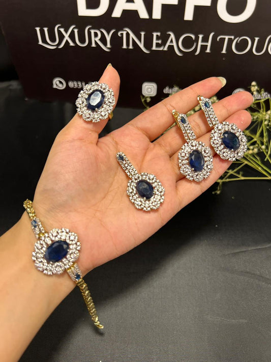 Eterna Glow – 4PC Real Zircon Set