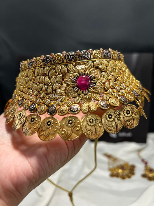 24K goldplated bridal set